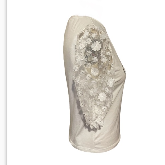 Women’s Blessed Puffy sleeve fitted Shirt size small New with tags - Picture 3 of 5